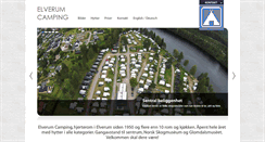 Desktop Screenshot of elverumcamping.no